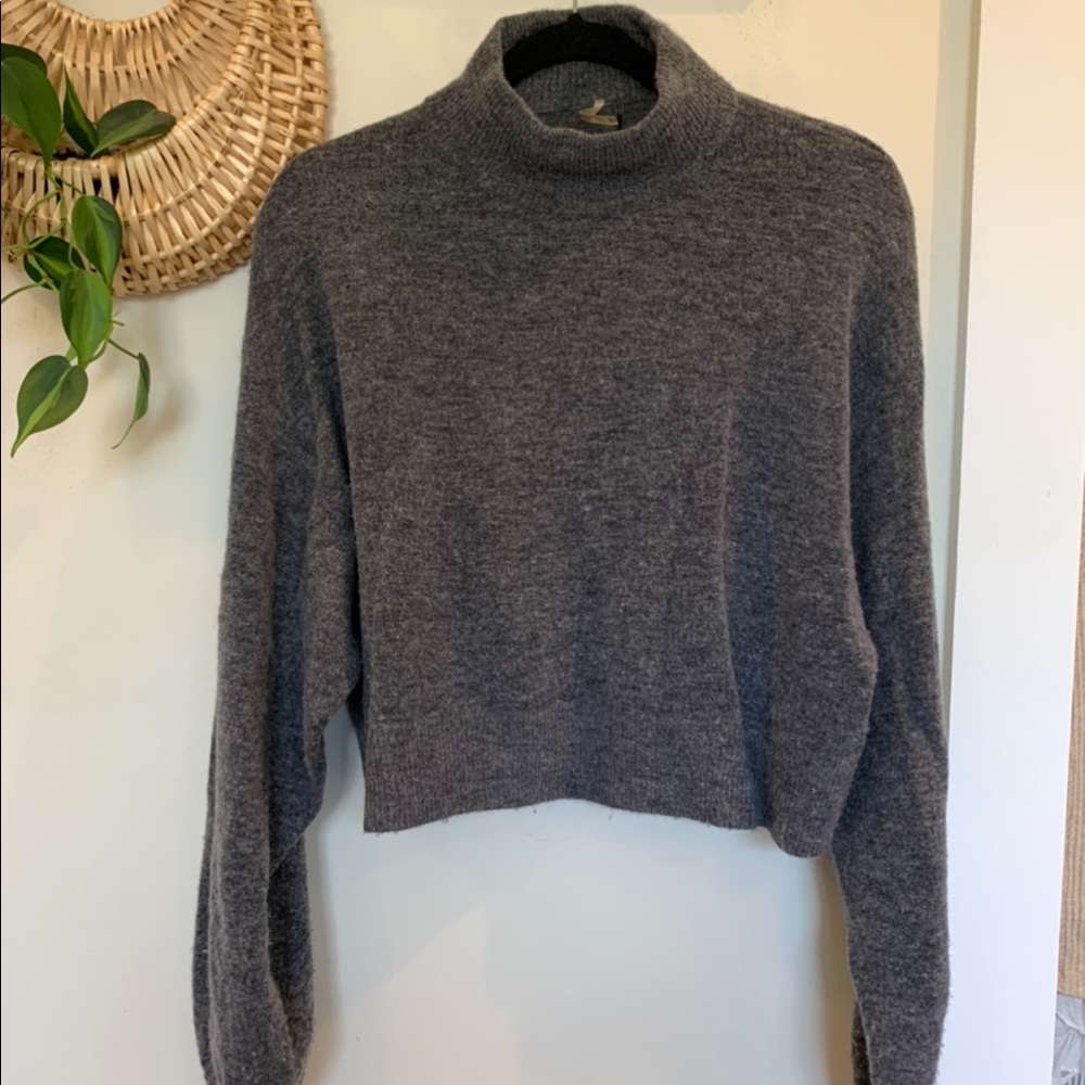 Free people wool mock neck sweater